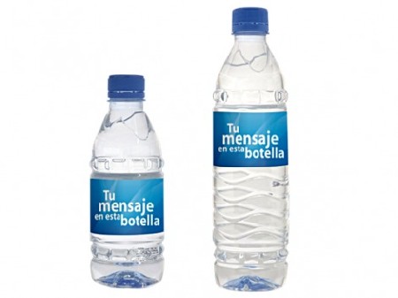 Botella de agua personalizada